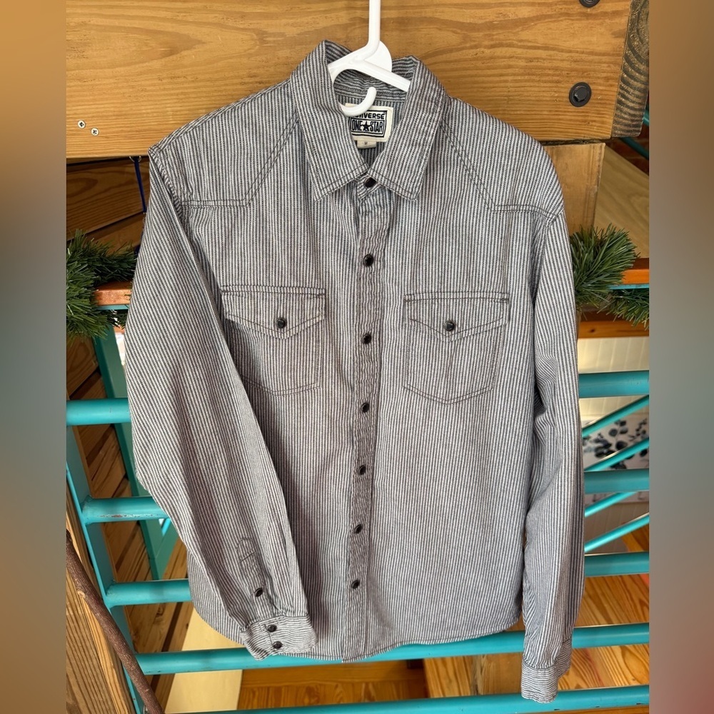 Men’s Converse One Star Fashion Work Shirt Size Medium​​